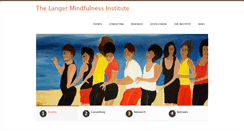 Desktop Screenshot of langermindfulnessinstitute.com